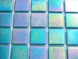 Powder Blue Iridescent Mosaic Tiles Tessera 225 Tile Pack Tesserae 20mm 