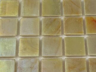225 Full Sheet Caramel Iridescent 20mm Mosaic Tiles