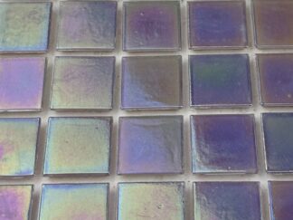 225 Full Sheet Light Violet Iridescent 20mm Mosaic Tiles