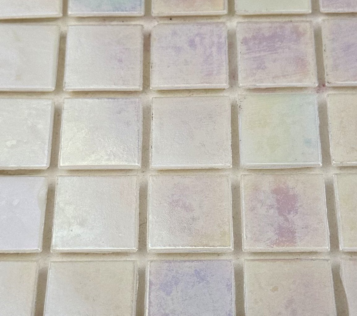 75 Sheet Pearl Iridescent 20mm Mosaic Tiles