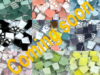 Real Glass Silver Mirrors Mosaic Tiles Sticker For Craft - Temu